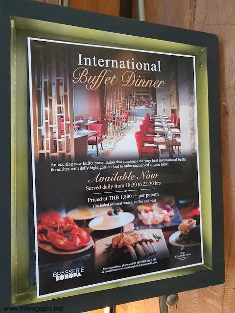 Brasserie Europa Lunch Buffet by Visa Infinite
